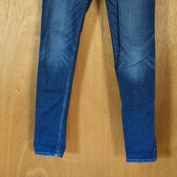 Abercrombie & Fitch Woman's High Rise Skinny Jeans, Light Distress - Picture 2 of 8